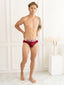 Flexisoft Red Dahila Cotton Lycra Solid Brief