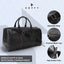 Duffel Bag with Shoe Compartment - Black