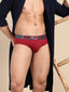 Tactel Microfiber Maroon Solid Brief