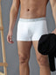 Cotton Lycra White Mini Trunk