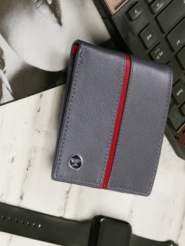 Wallet - Stone/Red