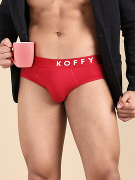 Brew-Soft Micro Modal Flame Scarlet Brief