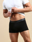 Cotton Lycra Black Long Trunk