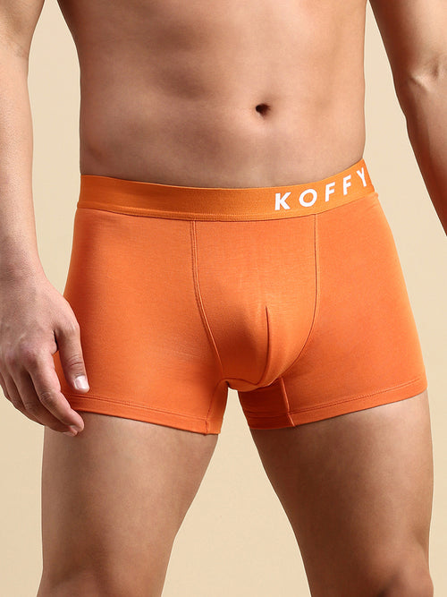 Brew-Soft Micro Modal Burnt Orange Long Trunk