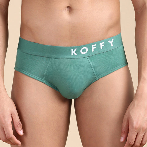 Brew-Soft Micro Modal Foliage Green Brief