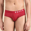 Brew-Soft Micro Modal Red Dahila Brief