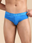 Cotton Lycra Royal Blue Solid Brief