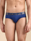 Tactel Microfiber Estate Blue Solid Brief