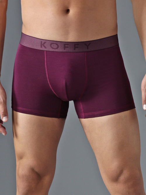 Cotton Lycra Purple Long Trunk