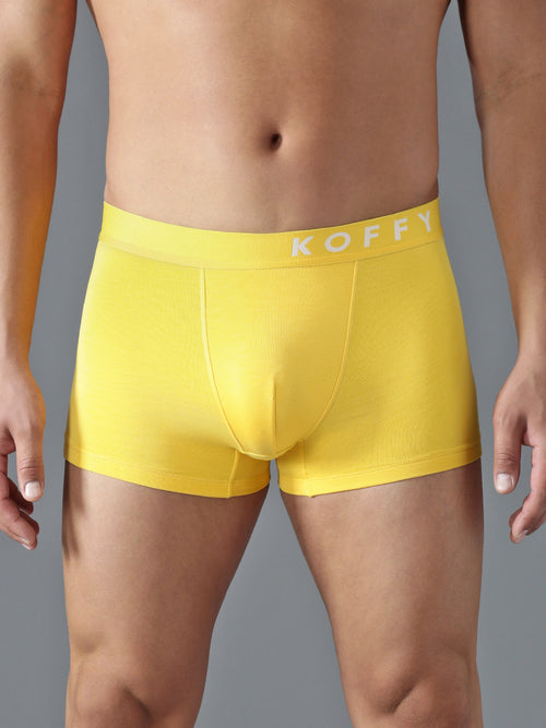 Brew-Soft Micro Modal Yellow  Long Trunk