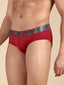 Tactel Microfiber Maroon Solid Brief