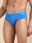 Cotton Lycra Royal Blue Solid Brief