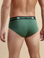 Cotton Modal Foliage Green Colorblocked Brief