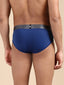 Tactel Microfiber Estate Blue Solid Brief