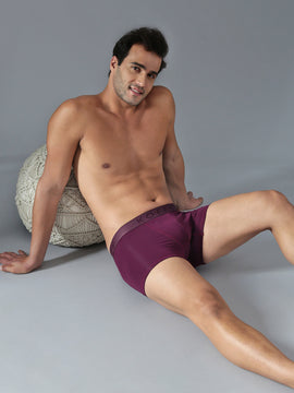 Cotton Lycra Purple Long Trunk