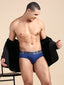 Tactel Microfiber Estate Blue Solid Brief