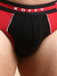 Cotton Modal Tango Red Colorblocked Brief