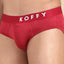 Brew-Soft Micro Modal Red Dahila Brief