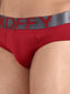 Tactel Microfiber Maroon Solid Brief