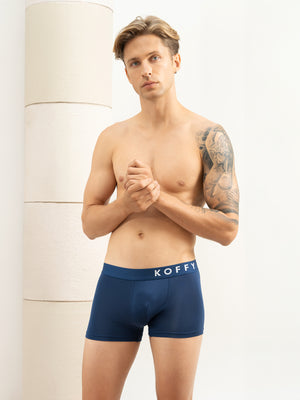 Brew-Soft Micro Modal Estate Blue Long Trunk