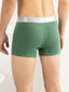 Cotton Lycra Foliage Green Long Trunk