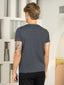 Bio Washed 100% Super Soft Cotton Round Neck Tee - Charcoal