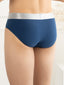 Flexisoft Estate Blue Cotton Lycra Solid Brief