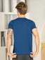 Bio Washed 100% Super Soft Cotton Round Neck Tee - Dark Blue