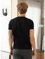 100% Pima Cotton Round Neck Black T-Shirt