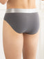 Flexisoft Ebony Cotton Lycra Solid Brief