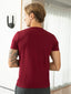 100% Pima Cotton Round Neck Maroon T-Shirt