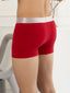 Cotton Lycra Flame Scarlet Long Trunk