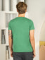 Bio Washed 100% Super Soft Cotton Round Neck Tee - Dark Green