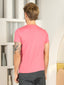 Bio Washed 100% Super Soft Cotton Round Neck Tee - Pink