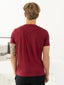 100% Pima Cotton Foam Soft Perennial V-Neck Tee - Maroon