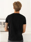 100% Pima Cotton Foam Soft Perennial V-Neck Tee - Black