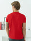 100% Pima Cotton Foam Soft Perennial V-Neck Tee - Red