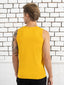 100% Pima Cotton Round Neck Mustard Sleeveless Tank top