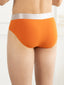 Flexisoft Burnt Orange Cotton Lycra Solid Brief