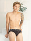 Tactel Microfiber Brown Solid Brief