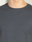 Bio Washed 100% Super Soft Cotton Round Neck Tee - Charcoal