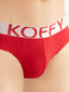 Flexisoft Flame Scarlet Cotton Lycra Solid Brief