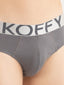 Flexisoft Ebony Cotton Lycra Solid Brief