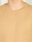 Bio Washed 100% Super Soft Cotton Round Neck Tee - Brown