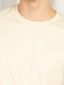 Bio Washed 100% Super Soft Cotton Round Neck Tee - Light Brown