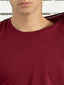 100% Pima Cotton Round Neck Maroon Sleeveless Tank top