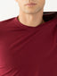 100% Pima Cotton Foam Soft Perennial V-Neck Tee - Maroon