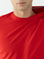 100% Pima Cotton Foam Soft Perennial V-Neck Tee - Red