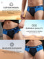 Cotton Modal Beaucoup Blue Colorblocked Brief