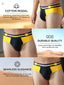 Cotton Modal Yellow Colorblocked Brief